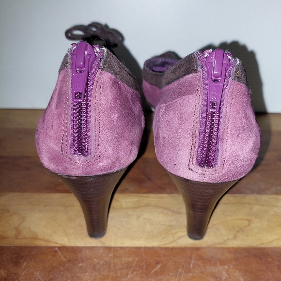 Style & Co Purple Vintage heels - Picture 6 of 7